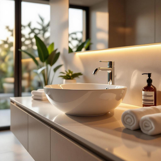 Tingkatkan estetika kamar mandi Anda dengan TOTO77 - Round Counter Top Basin LW578J. Wastafel bundar berkualitas tinggi, desain elegan, material tahan lama, sempurna untuk segala gaya interior.