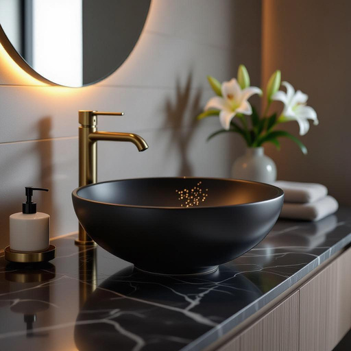 TOTO77 - Round Counter Top Basin LW578J | Washbasin Modern & Elegan