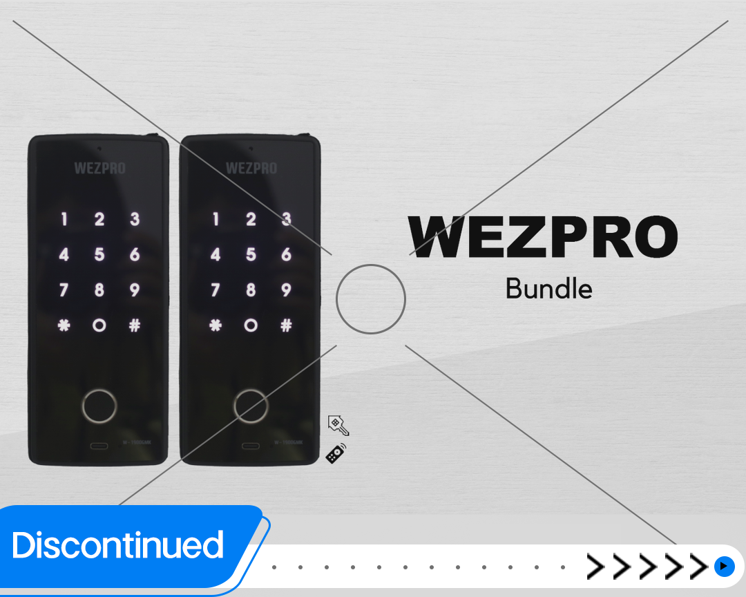 WEZPRO Door & Gate Digital Lock Bundle
