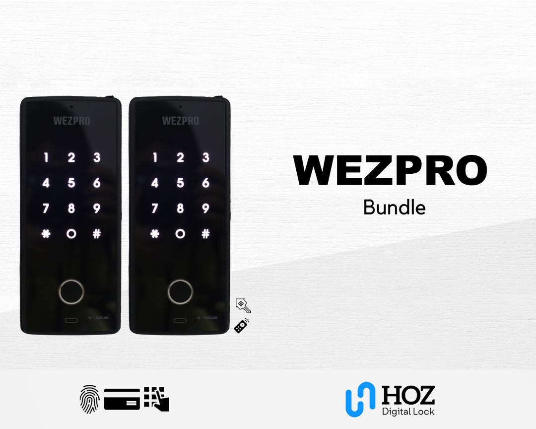 WEZPRO Door & Gate Digital Lock Bundle