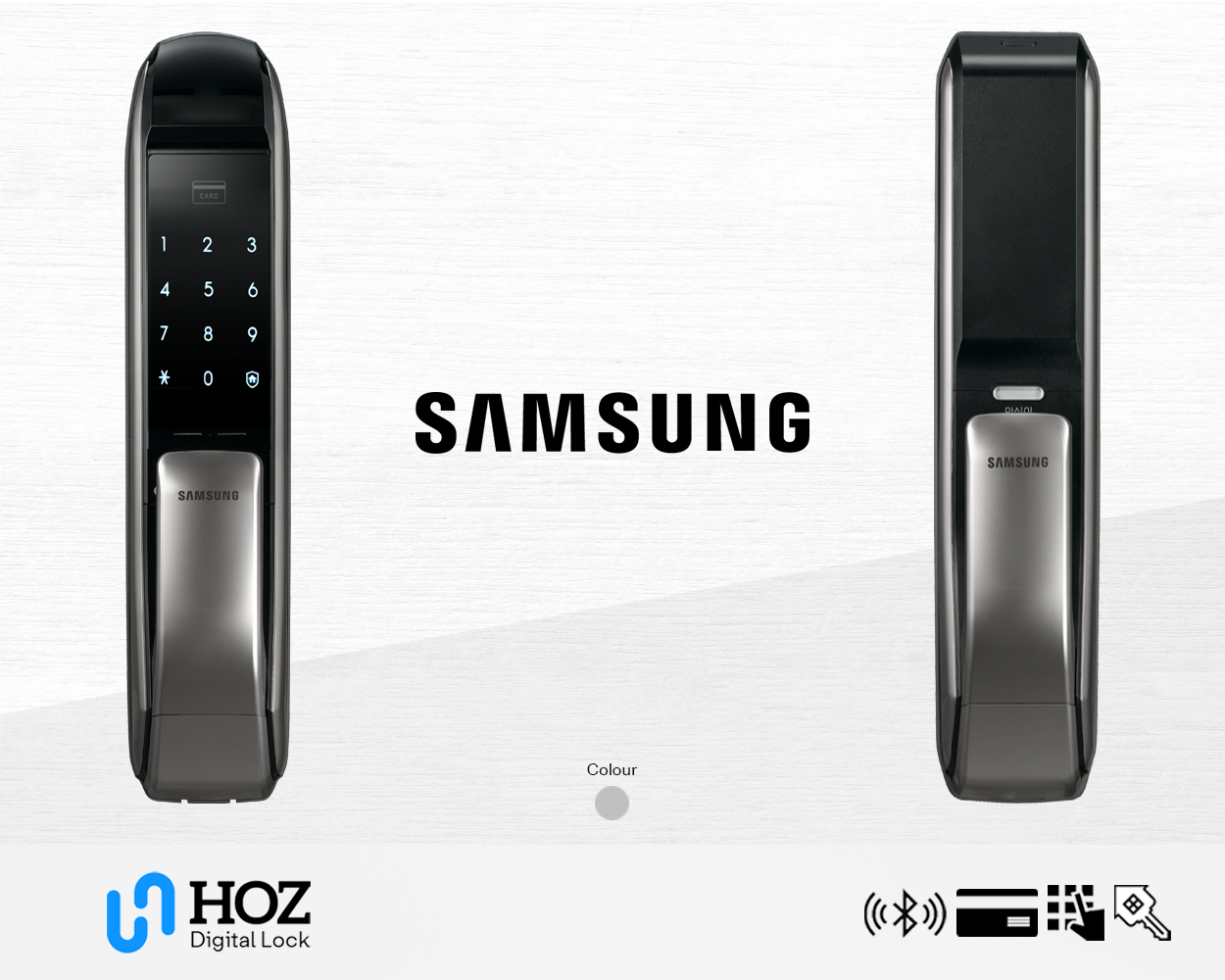 Samsung Digital Lock SHPDP727 Silver Digital Locks Singapore Hoz